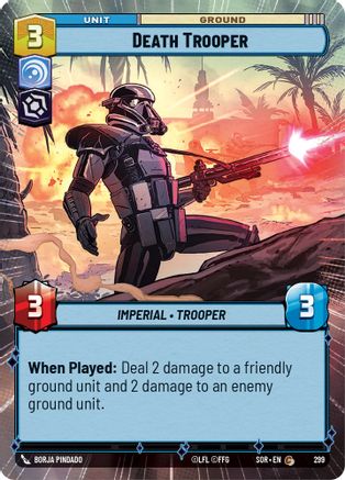 Death Trooper (Hyperspace) (299) - Spark of Rebellion Foil