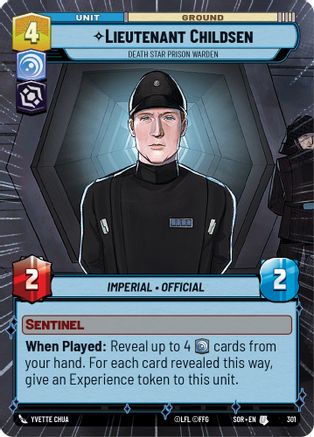 Lieutenant Childsen - Death Star Prison Warden (Hyperspace) (301) - Spark of Rebellion