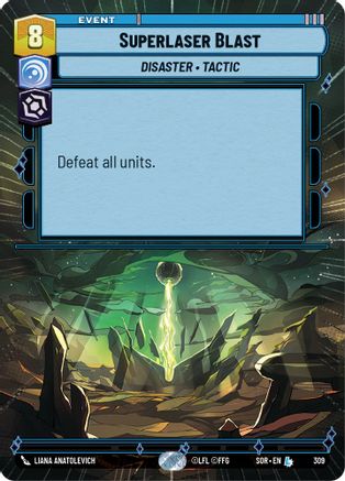 Superlaser Blast (Hyperspace) (309) - Spark of Rebellion Foil