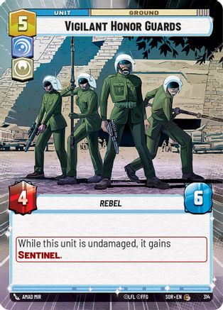 Vigilant Honor Guards (Hyperspace) (314) - Spark of Rebellion Foil