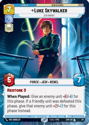 Luke Skywalker - Jedi Knight (Hyperspace) [SOR - 317]