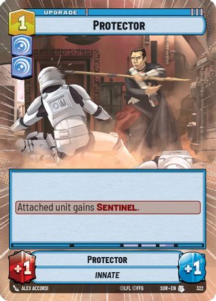 Protector (Hyperspace) (322) - Spark of Rebellion Foil