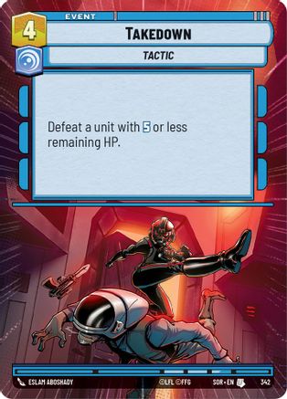 Takedown (Hyperspace) (342) - Spark of Rebellion Foil