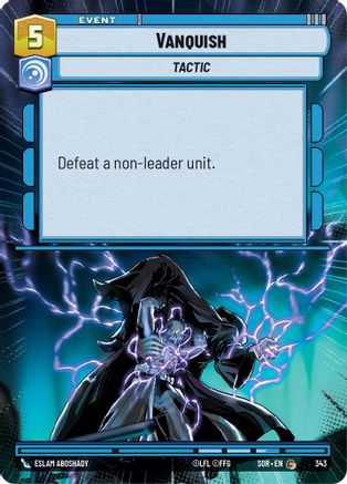 Vanquish (Hyperspace) (343) - Spark of Rebellion Foil