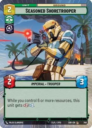 Seasoned Shoretrooper (Hyperspace) (346) - Spark of Rebellion