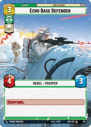 Echo Base Defender (Hyperspace) (362) - Spark of Rebellion Foil