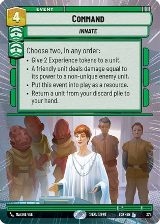 Command (Hyperspace) (371) - Spark of Rebellion Foil