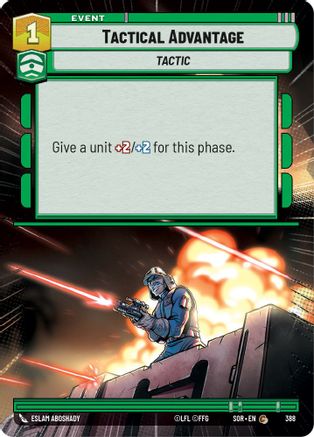 Tactical Advantage (Hyperspace) (388) - Spark of Rebellion Foil