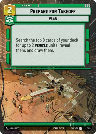 Prepare for Takeoff (Hyperspace) (389) - Spark of Rebellion Foil