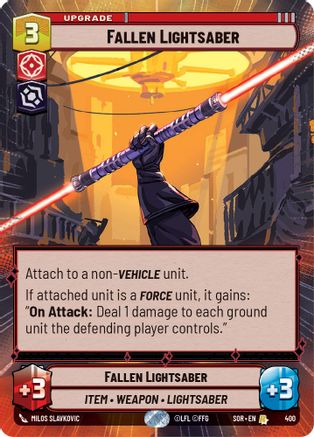 Fallen Lightsaber (Hyperspace) [SOR - 400]