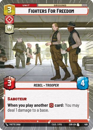 Fighters For Freedom (Hyperspace) (406) - Spark of Rebellion Foil