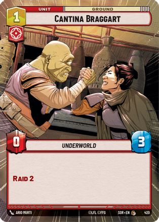 Cantina Braggart (Hyperspace) (420) - Spark of Rebellion Foil