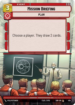 Mission Briefing (Hyperspace) (434) - Spark of Rebellion Foil