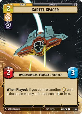 Cartel Spacer (Hyperspace) (441) - Spark of Rebellion Foil