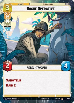 Rogue Operative (Hyperspace) (456) - Spark of Rebellion Foil
