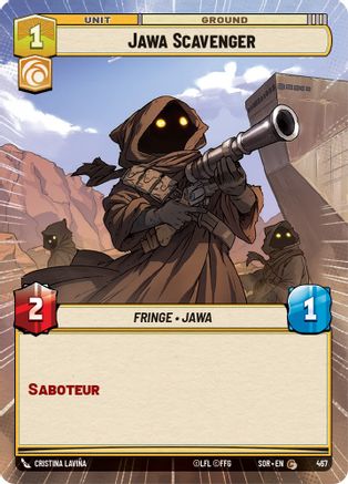 Jawa Scavenger (Hyperspace) (467) - Spark of Rebellion Foil