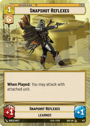 Snapshot Reflexes (Hyperspace) (477) - Spark of Rebellion Foil
