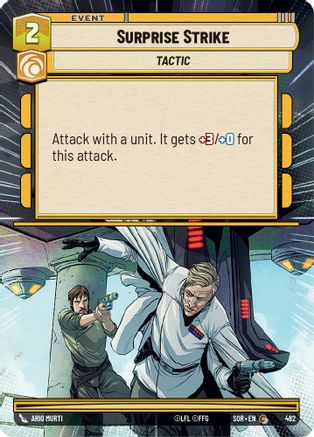 Surprise Strike (Hyperspace) (482) - Spark of Rebellion Foil