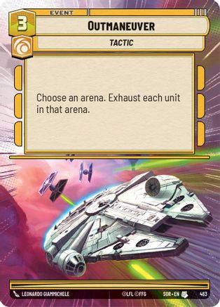 Outmaneuver (Hyperspace) (483) - Spark of Rebellion Foil