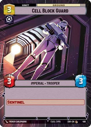Cell Block Guard (Hyperspace) (490) - Spark of Rebellion Foil