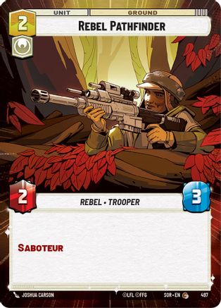 Rebel Pathfinder (Hyperspace) (497) - Spark of Rebellion
