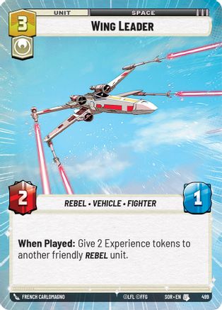 Wing Leader (Hyperspace) (499) - Spark of Rebellion Foil