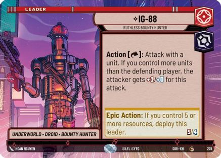 IG-88 - Ruthless Bounty Hunter (Hyperspace) [SOR - 278]