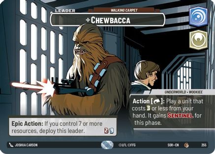 Chewbacca - Walking Carpet (Showcase) [SOR - 255]