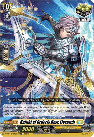 Knight of Orderly Bow, Llyvarch (D-SS10/013EN) - D-SS10: Special Series 10 Stride Deckset -Luard-