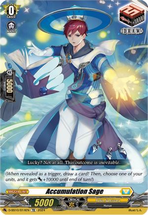 Accumulation Sage (D-SS10/014EN) - D-SS10: Special Series 10 Stride Deckset -Luard-