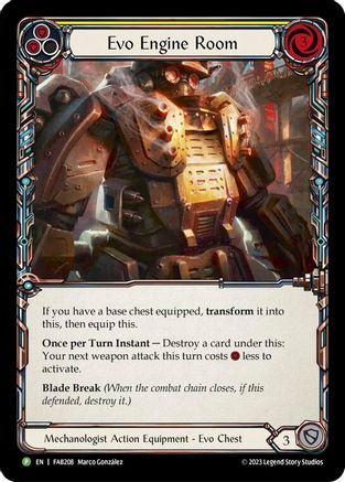 Evo Engine Room - FAB208 (FAB208) - Flesh and Blood: Promo Cards Rainbow Foil