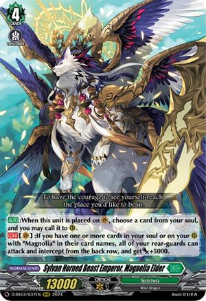 Sylvan Horned Beast Emperor, Magnolia Elder [D-SS12 - D-SS12/037EN]