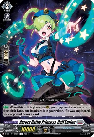 Aurora Battle Princess, Cuff Spring (D-SS12/101EN) - D-SS12: Triple Drive Booster