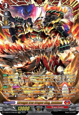 Wrought Iron Dragon King, Zedhlans (FFR) (D-SS12/FFR03EN) - D-SS12: Triple Drive Booster