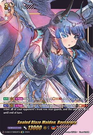 Sealed Blaze Maiden, Bavsargra (SIR) (D-SS12/SIR02EN) - D-SS12: Triple Drive Booster
