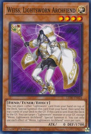 Weiss, Lightsworn Archfiend [LEDE - LEDE-EN024]