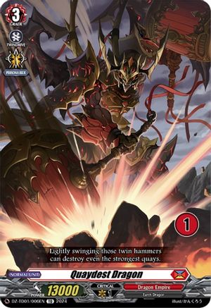 Quaydest Dragon (1) (DZ-TD01/006EN) - DZ-TD01: Start Up Trial Deck "Dragon Empire"