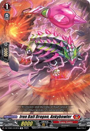 Iron Ball Dragon, Ankybowler (DZ-TD01/012EN) - DZ-TD01: Start Up Trial Deck "Dragon Empire"