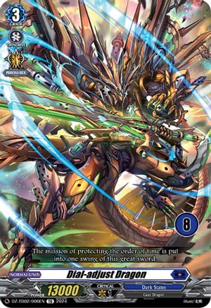 Dial-adjust Dragon (8) (DZ-TD02/006EN) - DZ-TD02: Start Up Trial Deck "Dark States"
