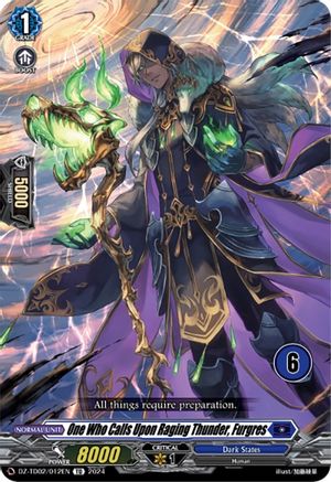One Who Calls Upon Raging Thunder, Furgres (6) (DZ-TD02/012EN) - DZ-TD02: Start Up Trial Deck "Dark States"