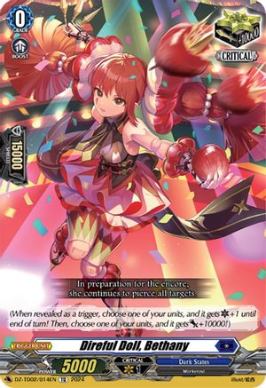 Direful Doll, Bethany (DZ-TD02/014EN) - DZ-TD02: Start Up Trial Deck "Dark States"