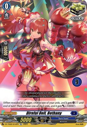 Direful Doll, Bethany (9) (DZ-TD02/014EN) - DZ-TD02: Start Up Trial Deck "Dark States"