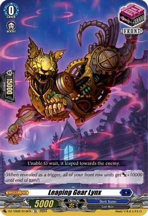 Leaping Gear Lynx (DZ-TD02/016EN) - DZ-TD02: Start Up Trial Deck "Dark States"
