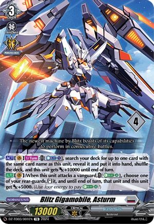 Blitz Gigamobile, Asturm (4) (DZ-TD03/001EN) - DZ-TD03: Start Up Trial Deck "Brandt Gate"