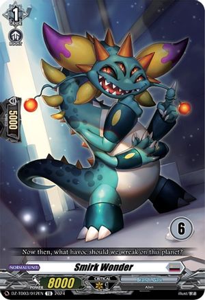 Smirk Wonder (6) (DZ-TD03/012EN) - DZ-TD03: Start Up Trial Deck "Brandt Gate"