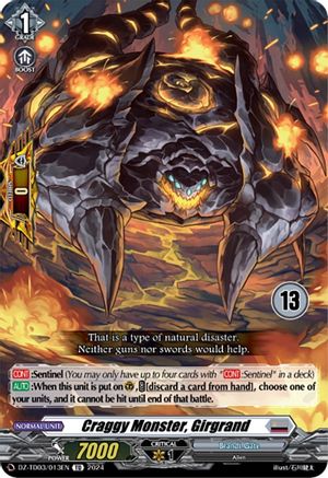 Craggy Monster, Girgrand (13) [DZ-TD03 - DZ-TD03/013EN]