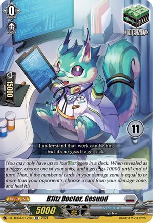 Blitz Doctor, Gesund (11) (DZ-TD03/017EN) - DZ-TD03: Start Up Trial Deck "Brandt Gate"