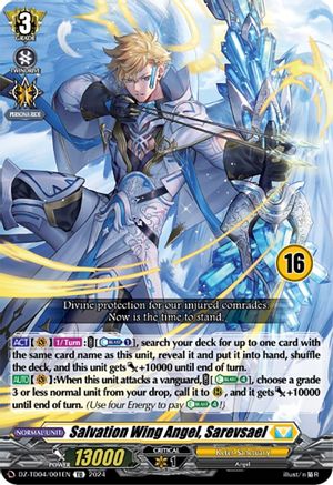 Salvation Wing Angel, Sarevsael (16) (DZ-TD04/001EN) - DZ-TD04: Start Up Trial Deck "Keter Sanctuary"