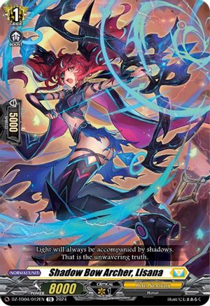 Shadow Bow Archer, Lisana (DZ-TD04/012EN) - DZ-TD04: Start Up Trial Deck "Keter Sanctuary"