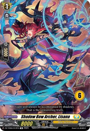 Shadow Bow Archer, Lisana (6) (DZ-TD04/012EN) - DZ-TD04: Start Up Trial Deck "Keter Sanctuary"